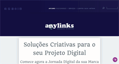 Desktop Screenshot of anylinks.com.br